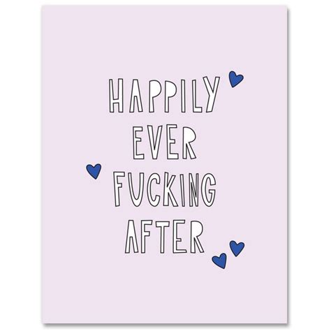 Happily Ever Fucking After Card By Near Modern Disaster Canada