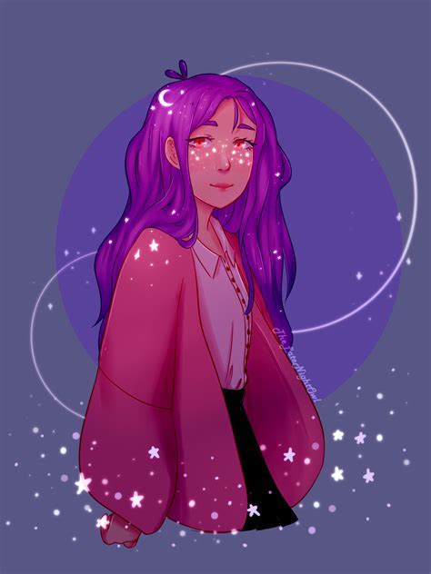 The Moon And The Stars By Thelatenightowl On Deviantart