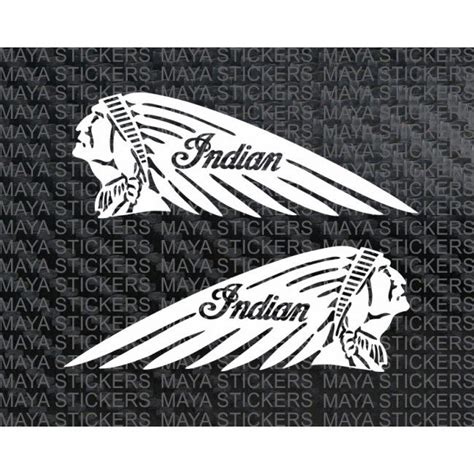 Indian Motorcycles Logo Sticker For Motorcycles Indian Motorcycle