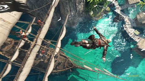 Assassins Creed Iv The Jump In The Water Wallpapers And Images