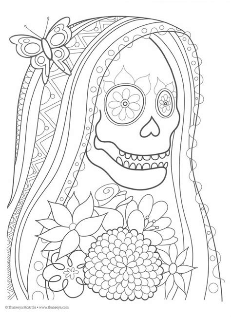Dibujos Para Colorear El Día De Los Muertos 8 Imagenes Educativas