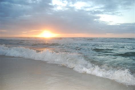 Sunrise On The Alabama Gulf Coast Photo Taken At The Public Beach In