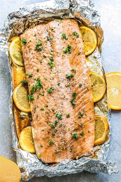 Oven Baked Salmon With Lemon In Foil Best Easy Keto