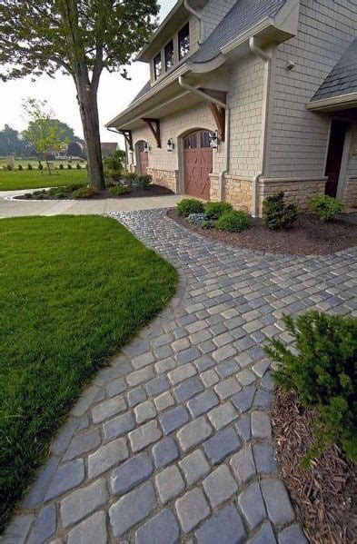 Combine as many different sizes, shapes, and colors of pavers as you wish, and produce incredible and unique results! Top 50 Best Paver Walkway Ideas - Exterior Hardscape Designs