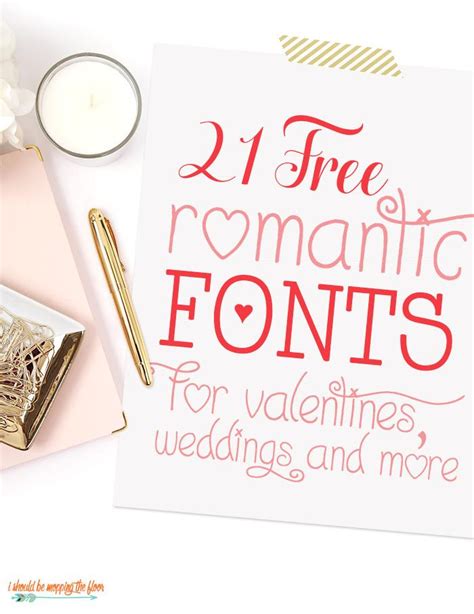 21 Free Valentine Fonts I Should Be Mopping The Floor