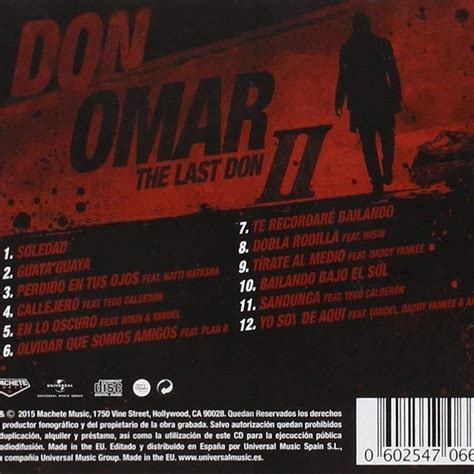 Don Omar The Last Don Cd