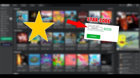 How To Use The Roblox Star Code Youtube