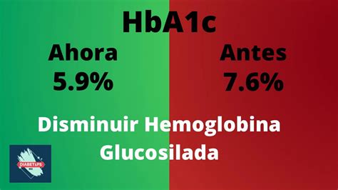 Tips Para Disminuir Hemoglobina Glucosilada Hba1c I Diabet1ps Mx
