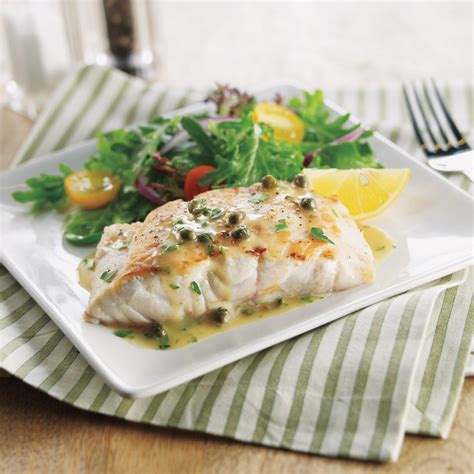 Grouper Fillets With Lemon Butter Caper Sauce Recipe From H E B