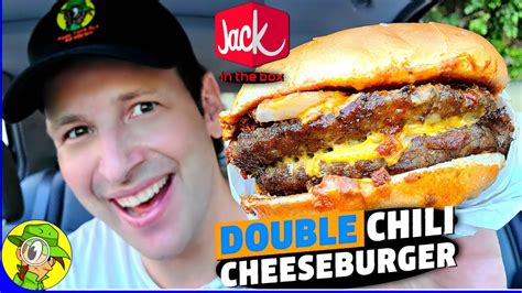Jack In The Box Double Chili Cheeseburger Review 🥫🍖🍔 Peep This Out