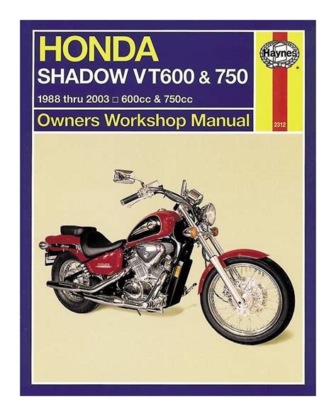 Haynes Manual Honda Shadow Vt600 Vt750 1988 2008