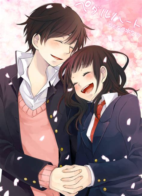 Anime Couple Heart Wallpaper Bakaninime