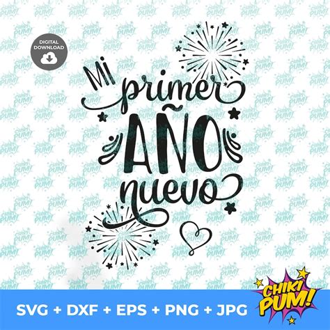 Mi Primer Año Nuevo Svg Mi Primer Año Svg Baby First Svg Etsy