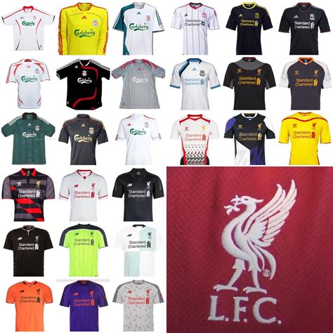 The History Of Liverpool Fcs Away And Third Kit From 1892 To Present