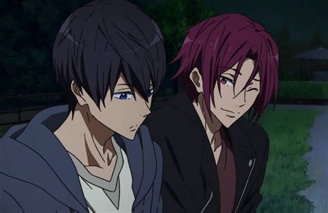 Rin And Haru Free Take Your Marks Free Anime Free Anime Rin Free