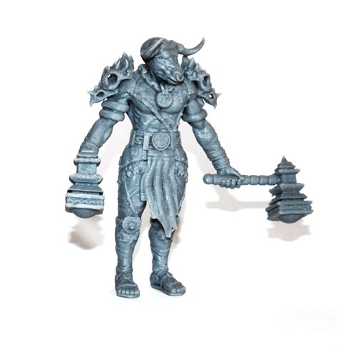3d File Minotaur Guard Miniature・template To Download And 3d Print