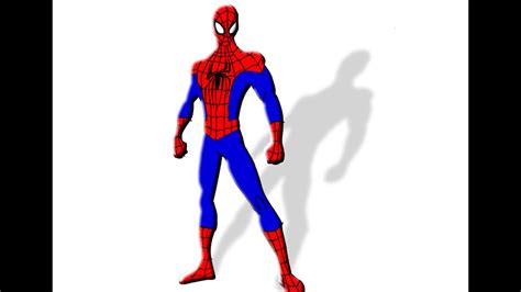 Dibujando Al Hombre Araña Proceso De Dibujo Spider Man Youtube