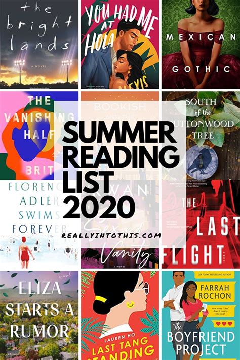 Summer Reading List 2020 Summer Reading Lists Summer Reading Summer