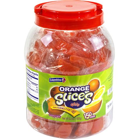 Colombiana Orange Fruit Slices Candy 529 Oz