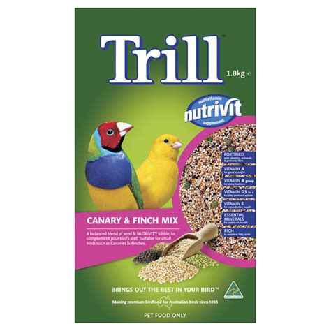 Buy Trill Canary And Finch Mix Online Better Prices At Pet Circle