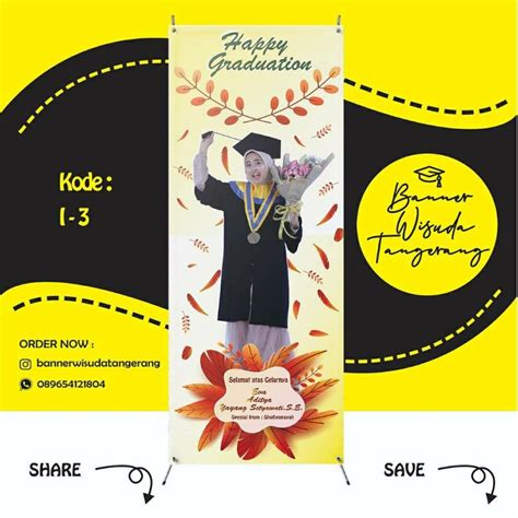 Jual Banner Wisuda Desain Banner Wisuda Xbanner Wisuda Shopee Indonesia