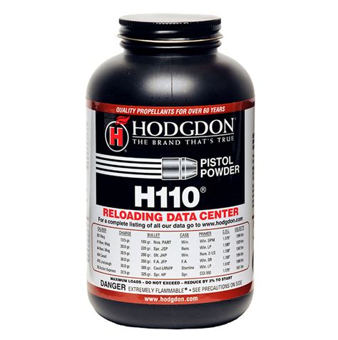 Hodgdon H110 Smokeless Gun Powder Onlinesecure Elite Firearms