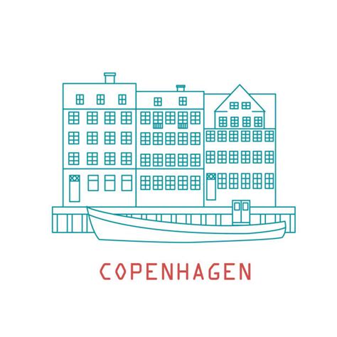 220 Copenhagen Skyline Stock Illustrations Royalty Free Vector