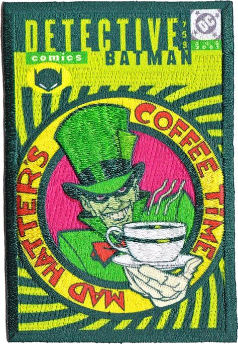 Detective Comics Mad Hatter Batman Villain Book Apparel Iron On