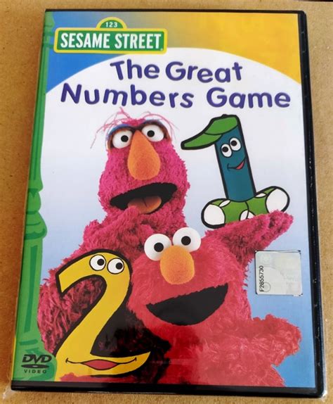 Sesame Street The Great Numbers Game Dvd American Educational