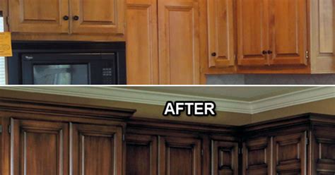 Be sure to work in the same direction throughout the entire unit of cabinets. Does Anyone Know of a Faux Glaze for Kitchen Cabinets? | Hometalk