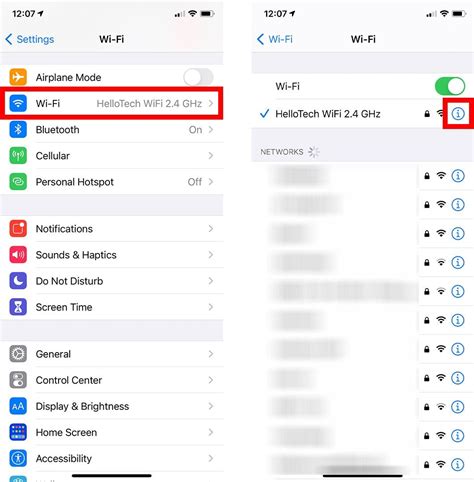 How to view wifi password on iphone