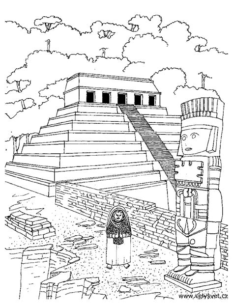 Colorear Para Adultos Mayas Aztecas E Incas 1 Desde La Galería