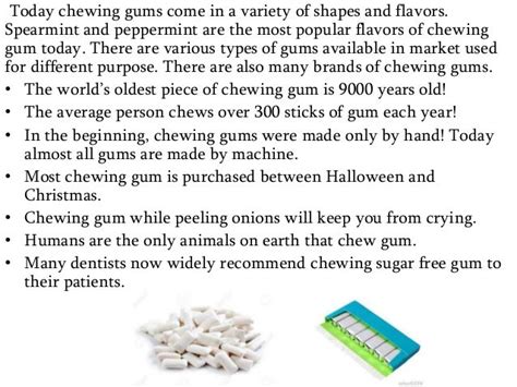 Interesting Facts About Chewing Gum