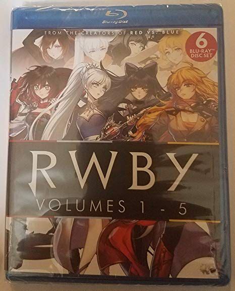 Rwby Volumes 1 2 3 4 5 Blu Ray Rwby Volume 1 Red And Blue Movie Tv