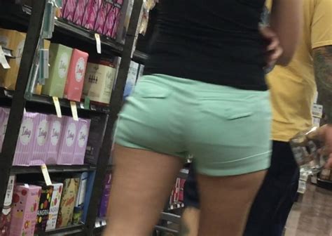 Nice Butt In Green Shorts With Vpl Porn Pictures Xxx Photos Sex