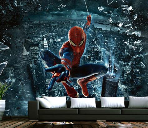 Enjoy and share your favorite beautiful hd wallpapers and background images. Spiderman Murals 3d Boys Bedroom Wallpaper Carton Wall ...