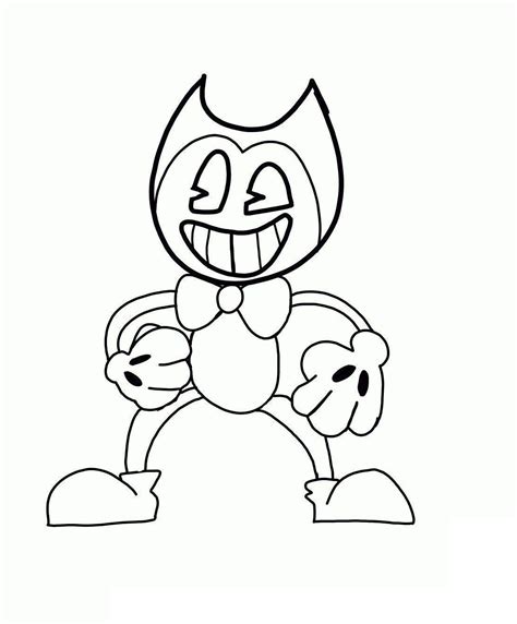 Bendy And The Ink Machine Coloring Pages Printable Maximumxoler