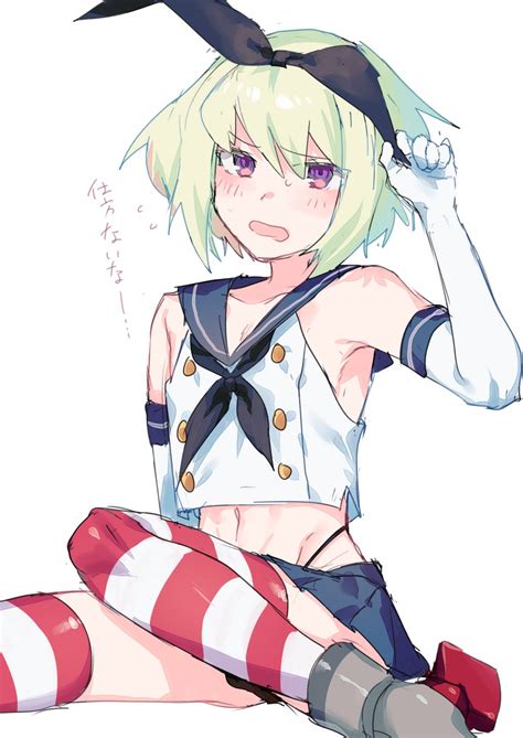 Лио фотия / lio fotia. lio fotia and shimakaze (kantai collection and etc) drawn ...