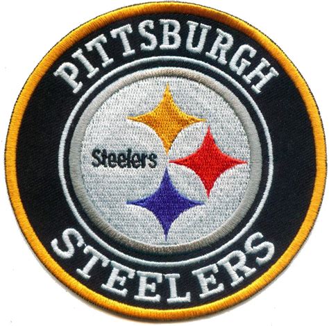 Pittsburgh Steelers~iron On Logo Embroidered Patch~free Shipping From