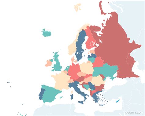 Mapa Del Continente Europeo Pdf Png Imprimir Mudo