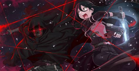 Wallpaper Id 121991 Sword Art Online Anime Anime Girls Gun Red
