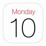 Calendar Icon Transparent Ios Apple Clipart Iphone