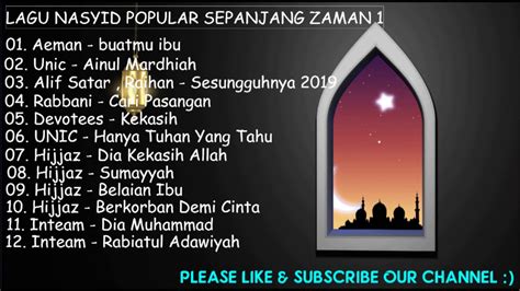 Hd videos clips of lagu raya terbaik sepanjang zaman. KOLEKSI LAGU NASYID TERBAIK SEPANJANG ZAMAN 1 - YouTube