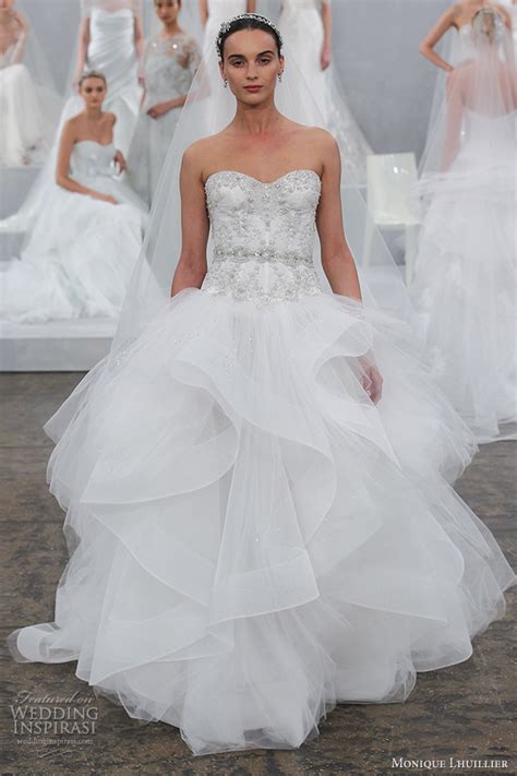 Monique Lhuillier Spring 2015 Wedding Dresses Wedding Inspirasi Page 2
