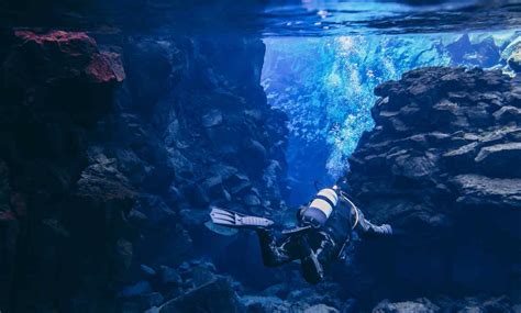 The Silfra Fissure Floating Between Two Continents