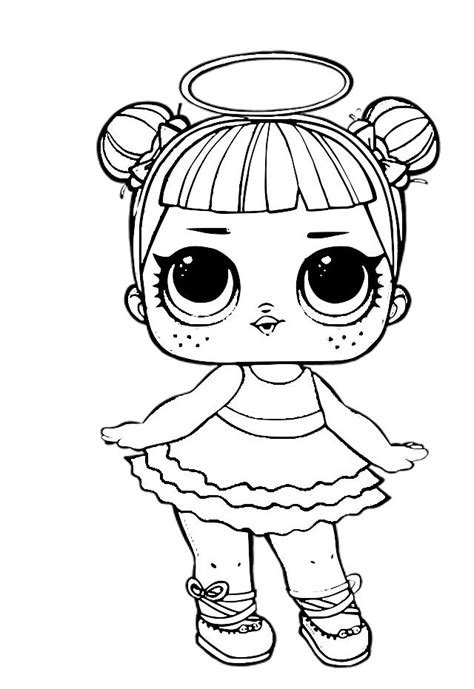 Coloring Pages Of Lol Surprise Dolls 80 Pieces Of Black And White Pictures