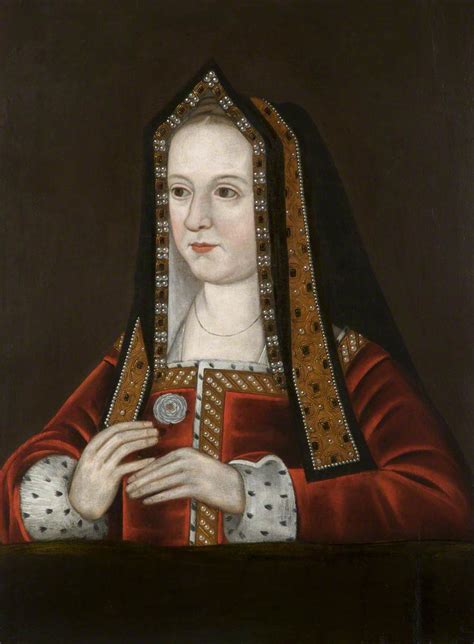 Elizabeth Of York 146514661503 Holding The Yorkist White Rose Art Uk