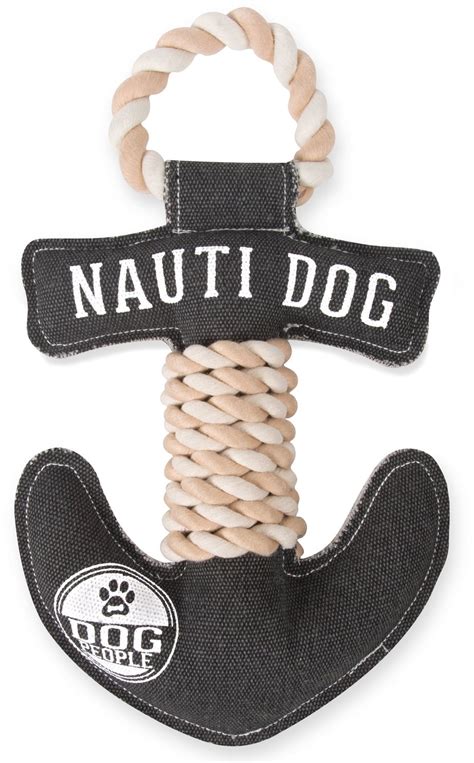 Pavilion Nauti Dog Anchor 13 Inch Large Canvas Tug Of War Dog Rope
