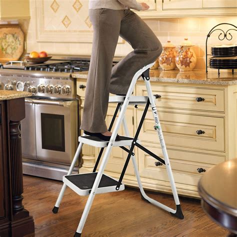 New 3 Step Ladder Folding Step Stool 330 Lbs Cqx503 Uncle Wieners