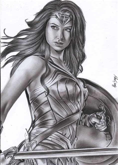 Lmh Artist Unknown Wonder Woman Warrior Woman Comic Art